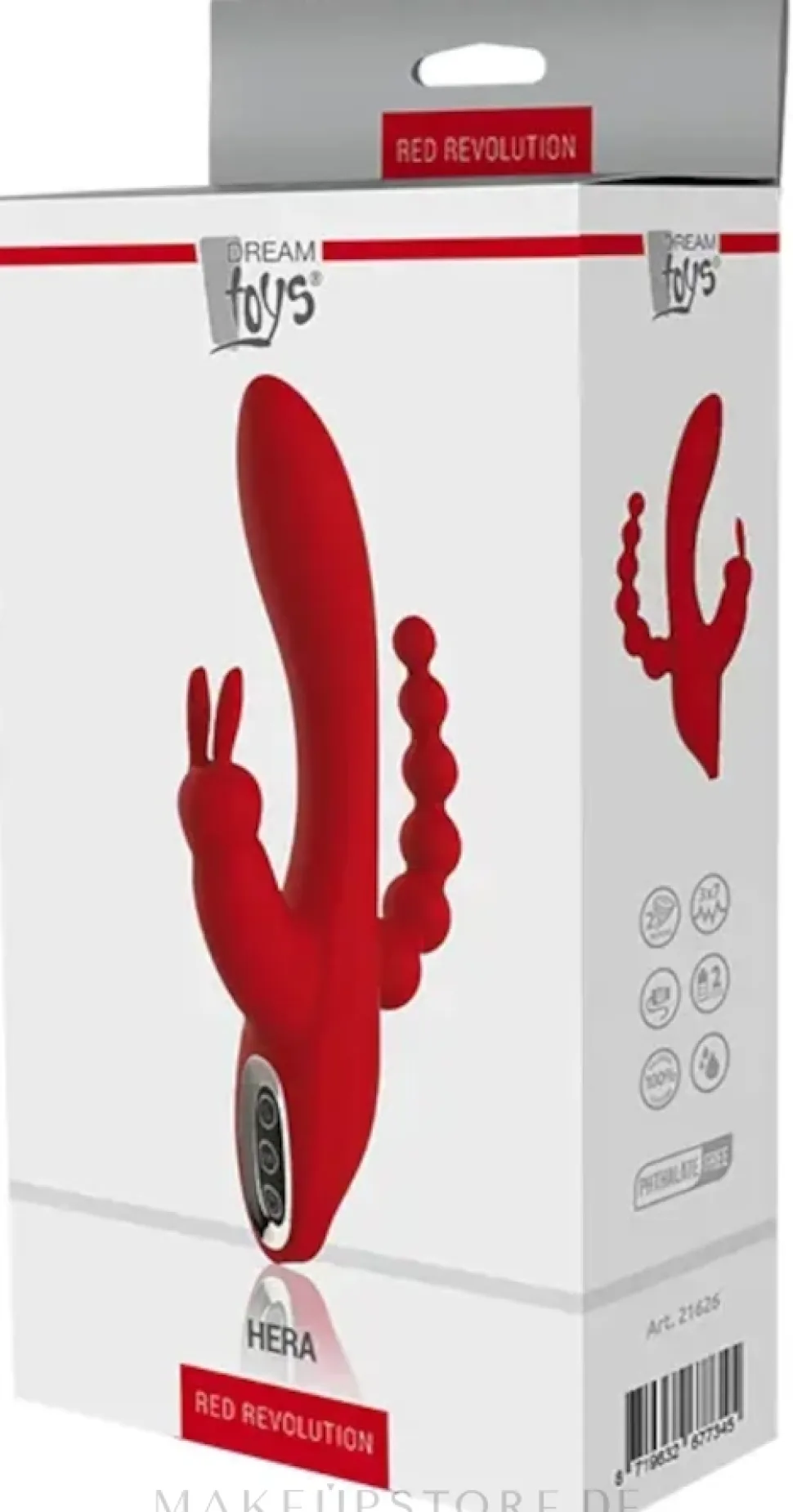 Dreifachvibrator rot