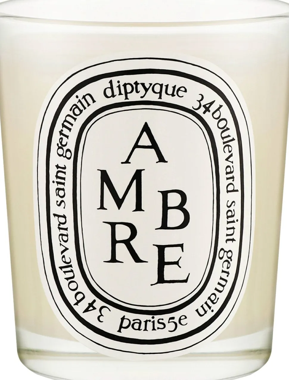 Duftkerze im Glas Amber
