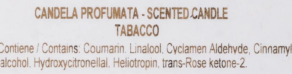 Duftkerze Tabacco 1815
