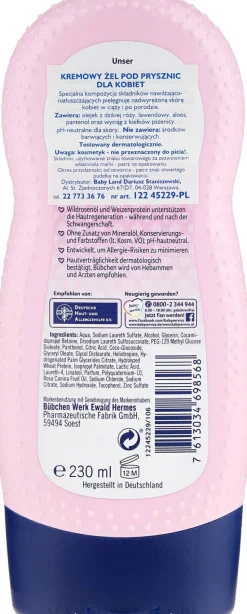 Duschcreme für strapazierte Haut