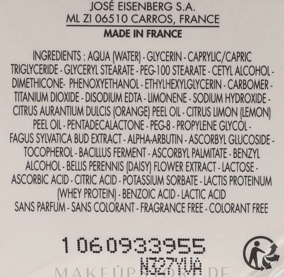 Eisenberg Paris Pure White Gentle Milky Cleanser