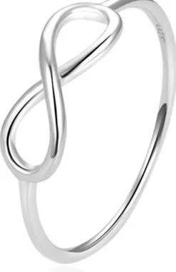 Eleganter Silberring 'Infinity'