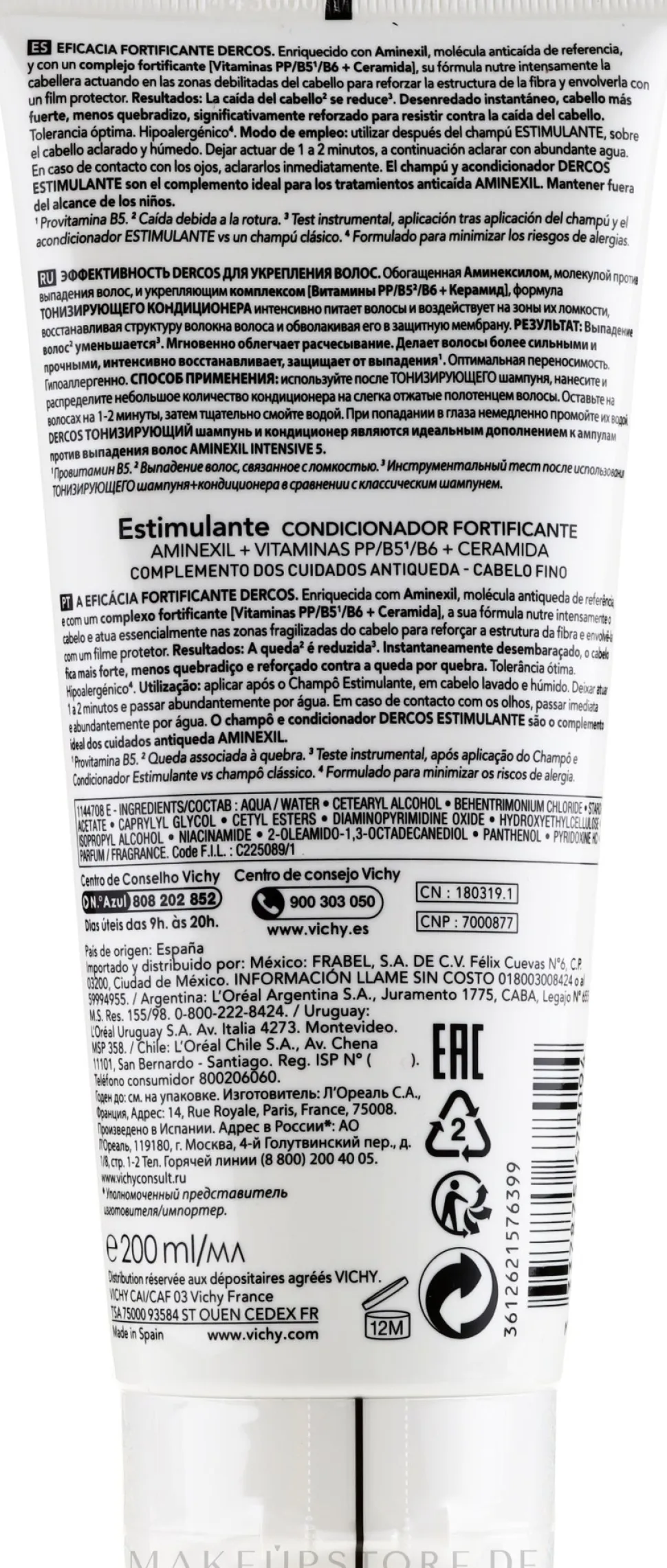Energetisierender und stärkender Conditioner gegen Haarausfall