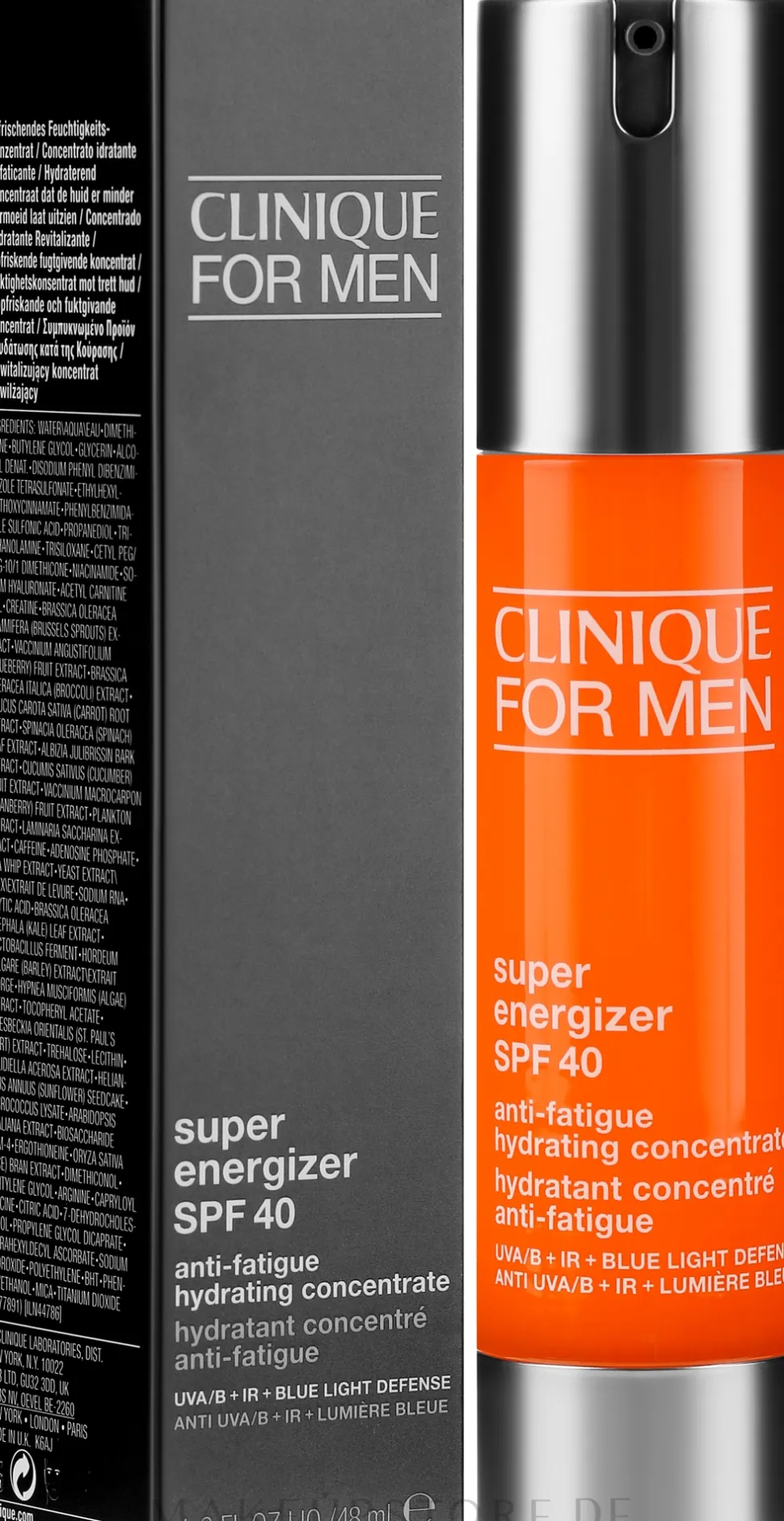 Energiespendendes Gesichtskonzentrat SPF 40