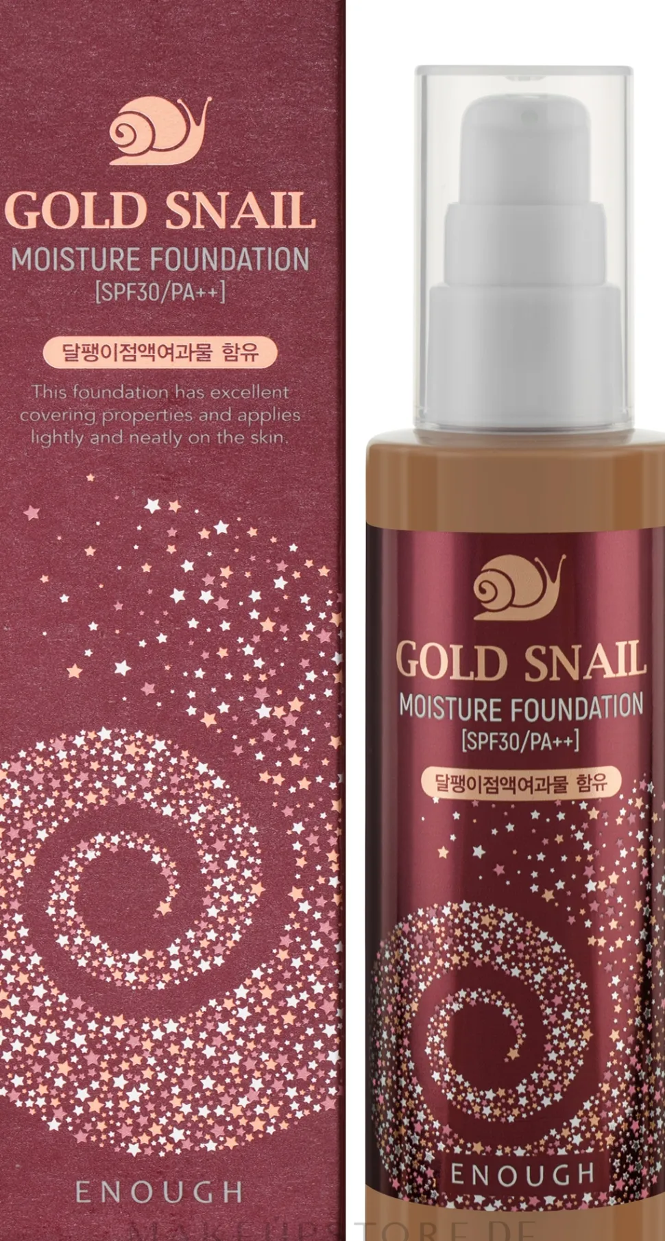 Enough Gold Snail Moisture Foundation SPF30