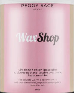 Enthaarungswachs zum warmen Epilieren von empfindlicher und trockener Haut rosa