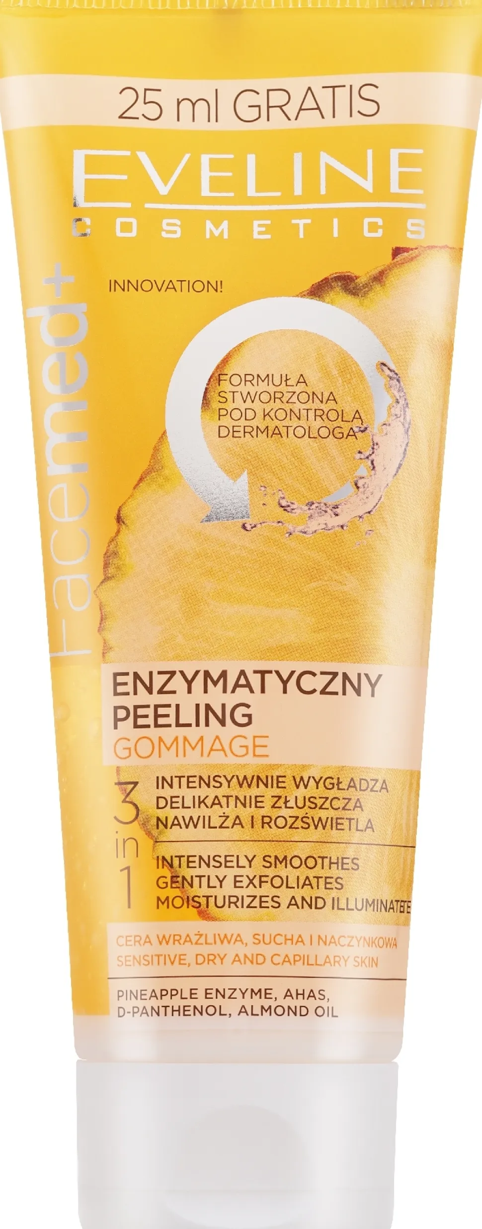 Enzymatisches Gesichtspeeling mit Ananas und Fruchtsäuren