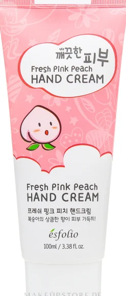 Erfrischende Handcreme mit Pfirsich