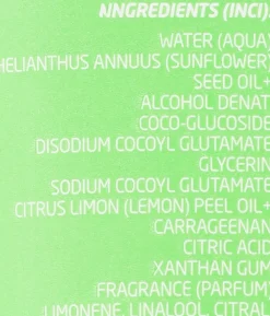 Erfrischendes Duschgel mit Bio Sesamöl