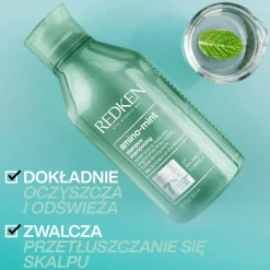 Erfrischendes und feuchtigkeitsspendendes Shampoo für fettige Kopfhaut