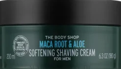 Erweichende Rasiercreme für Männer mit Maca Wurzel und Aloe