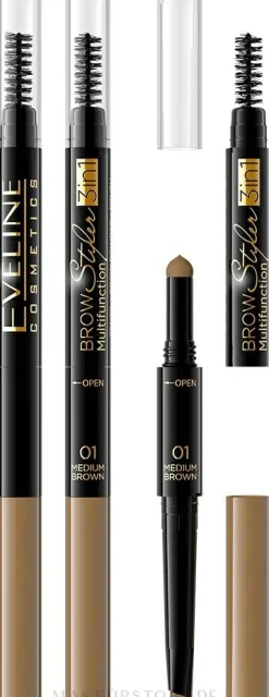 Eveline Cosmetics Brow Styler 3in1 Multifunction