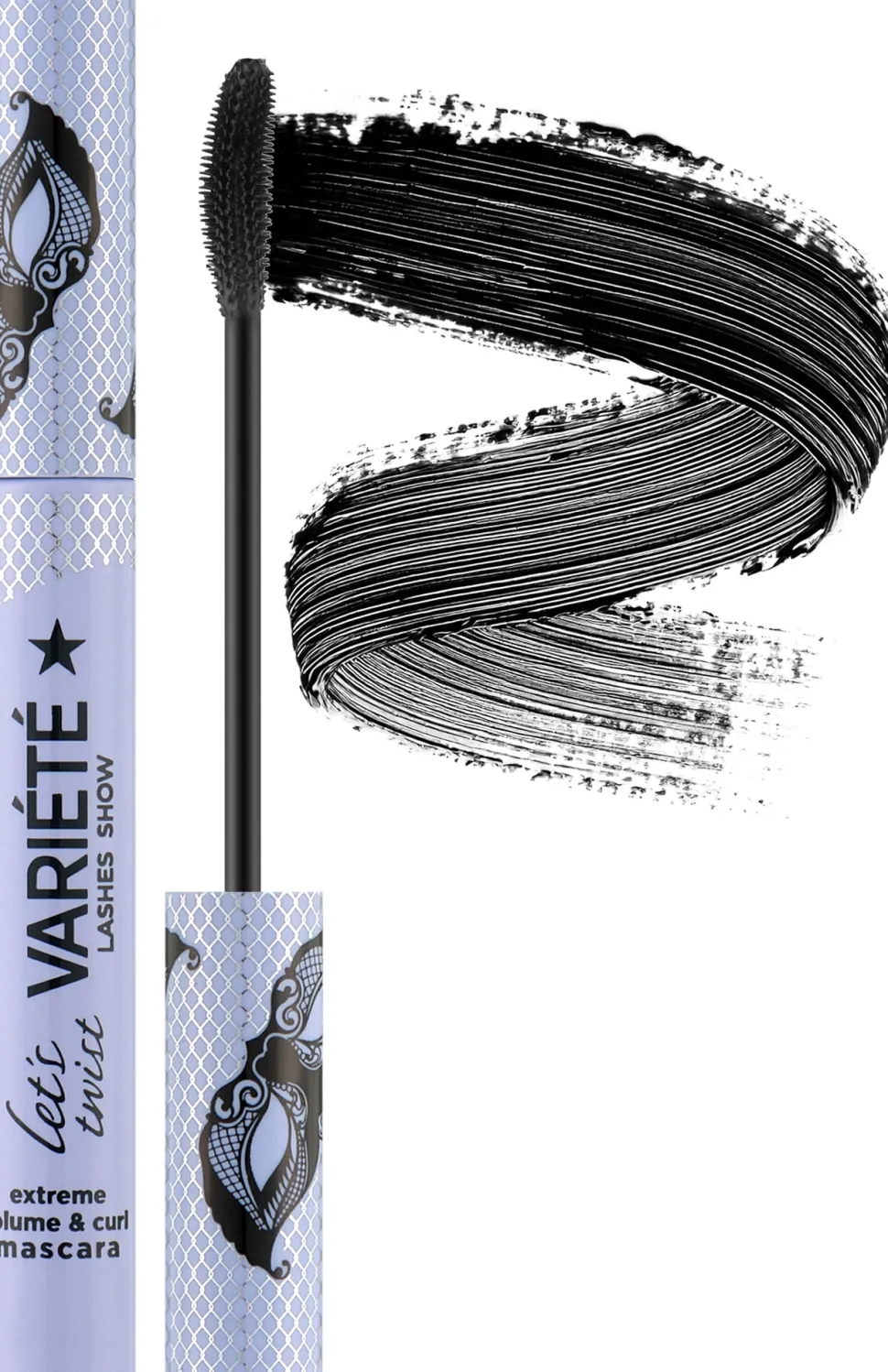 Eveline Cosmetics Variete Lashes Show Let's Twist Curling and Volumizing Mascara