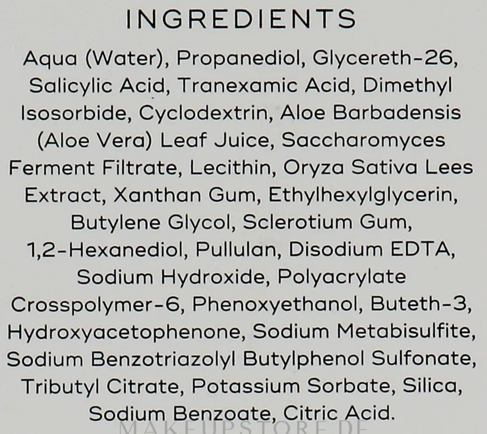 Exfolierendes VNA-Tonic mit 2% Salicylsäure (ohne Pumpe)