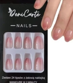 Falsche Nägel 'Ombre', 24 Stk