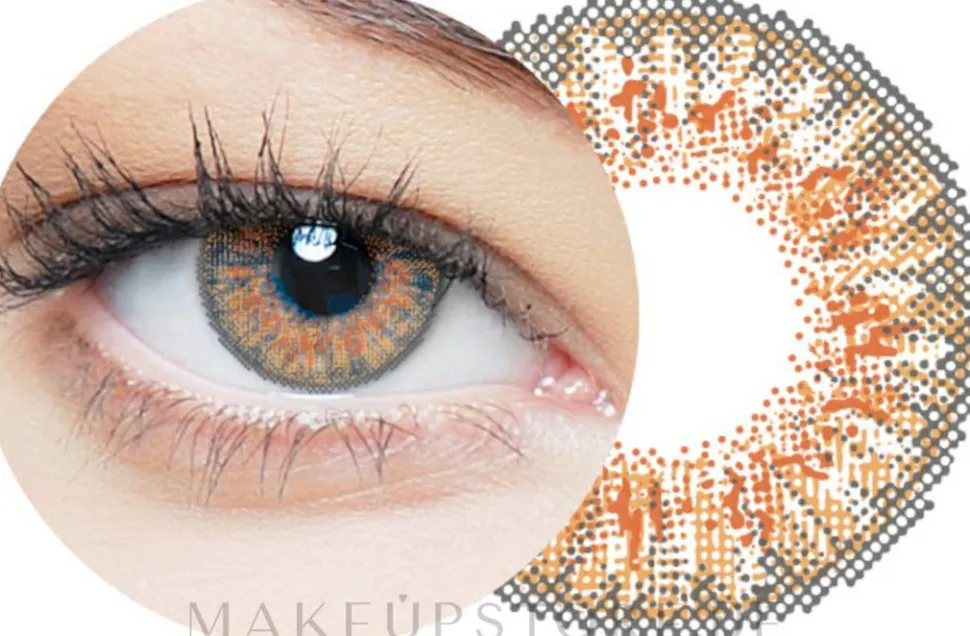 Farbige Kontaktlinsen Tangerine 2 St.