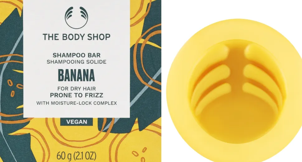 Festes Haarshampoo mit Banane