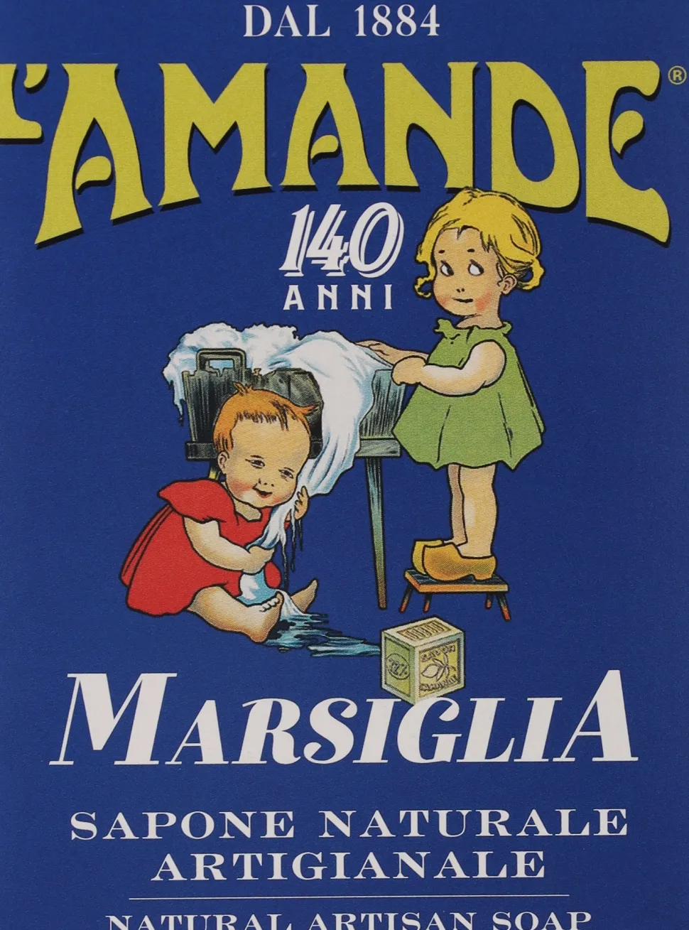 Festes Naturseife handgefertigt „Marseille“, klassisch