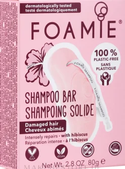 Festes Shampoo mit Hibiskus für geschädigtes Haar