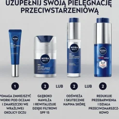 Feuchtigkeitsspendende Anti-Aging Gesichtscreme mit Hyaluronsäure für alle Hauttypen SPF 15