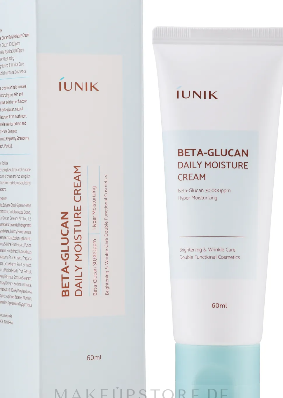 Feuchtigkeitsspendende Anti-Aging Gesichtscreme mit Beta-Glucan