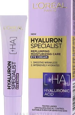 Feuchtigkeitsspendende Anti-Falten Creme für die Augenpartie mit Hyaluronsäure