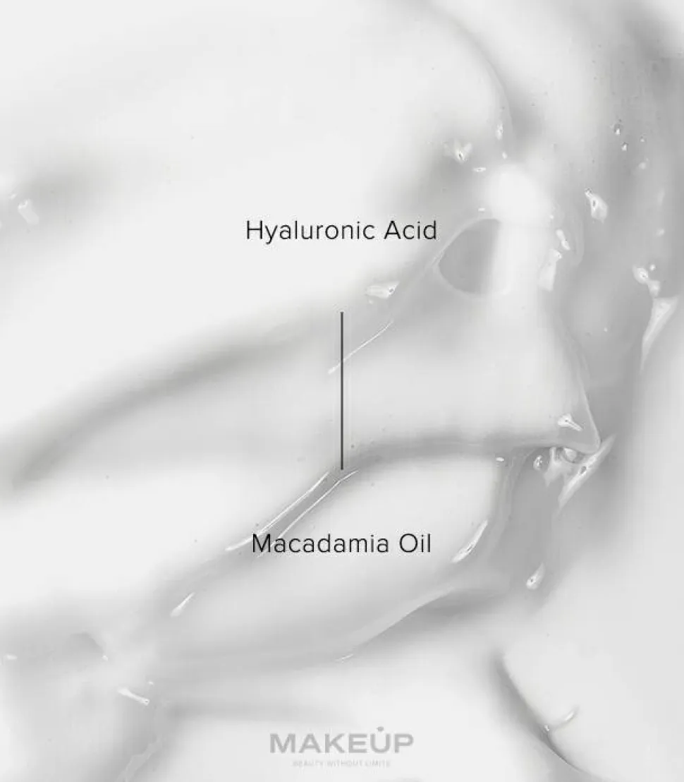 Feuchtigkeitsspendende Gesichtscreme mit Hyaluronsäure und Macadamiaöl