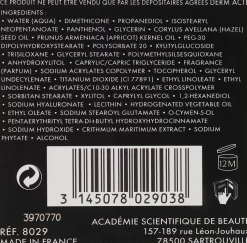 Feuchtigkeitsspendende Gesichtscreme mit Hyaluronsäure und Vitamin B5, E und F