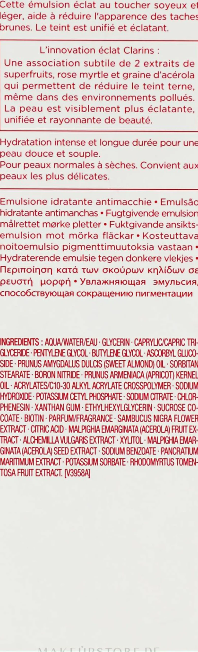 Feuchtigkeitsspendende Gesichtsemulsion