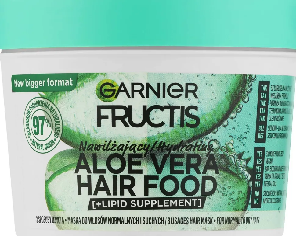 Feuchtigkeitsspendende Haarmaske mit Aloe