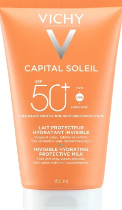 Feuchtigkeitsspendende Sonnenmilch für die Haut von Kindern und Erwachsenen, sehr hoher Schutz SPF 50+