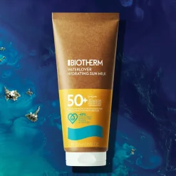 Feuchtigkeitsspendende Sonnenschutzmilch für Körper und Gesicht SPF 50+