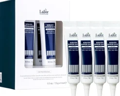 Feuchtigkeitsspendende und reparierende Haarpflege mit Keratin, Kollagen und Schneckenschleim ohne Ausspülen