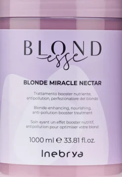 Feuchtigkeitsspendende und energetisierende Maske mit Kokosnussöl und Aloe Vera für glänzendes blondes Haar