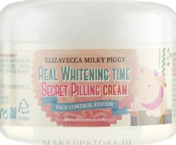 Feuchtigkeitsspendende und aufhellende Peelingcreme für das Gesicht gegen Pigmentflecken