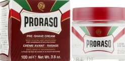 Feuchtigkeitsspendende und pflegende Pre Shave Creme