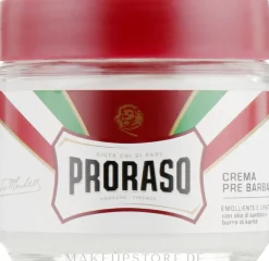 Feuchtigkeitsspendende und pflegende Pre Shave Creme