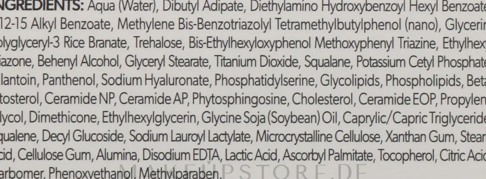 Feuchtigkeitsspendende und schützende Barrierecreme