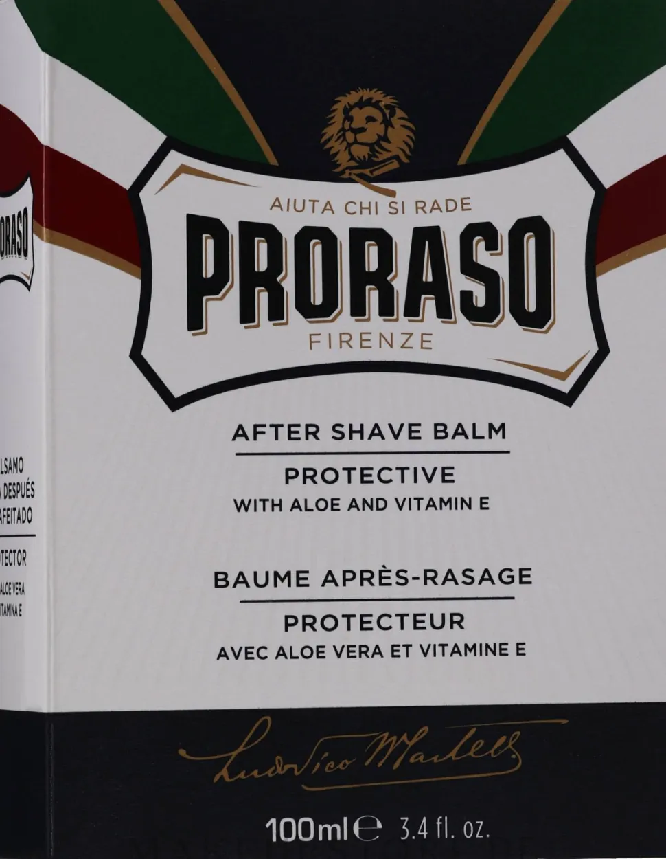 Feuchtigkeitsspendender After Shave Balsam mit Aloe vera und Vitamin E