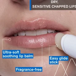 Feuchtigkeitsspendender Balsam für trockene Lippen