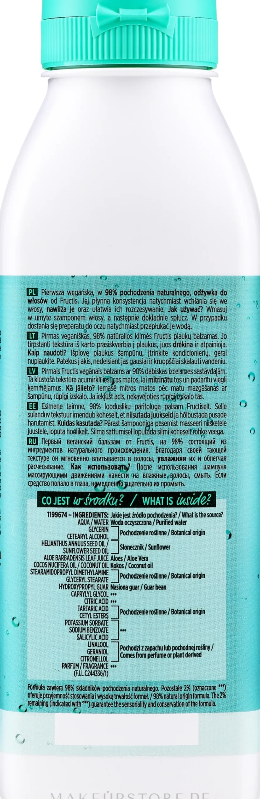 Feuchtigkeitsspendender Conditioner für normales und trockenes Haar mit Aloe