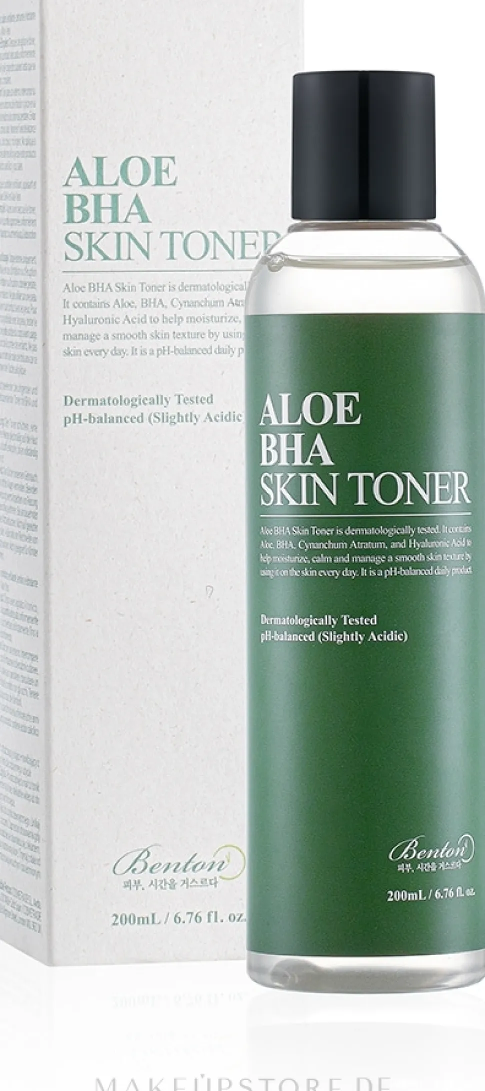 Feuchtigkeitsspendendes Gesichtstonikum mit Aloe-Wasser und Salicylsäure