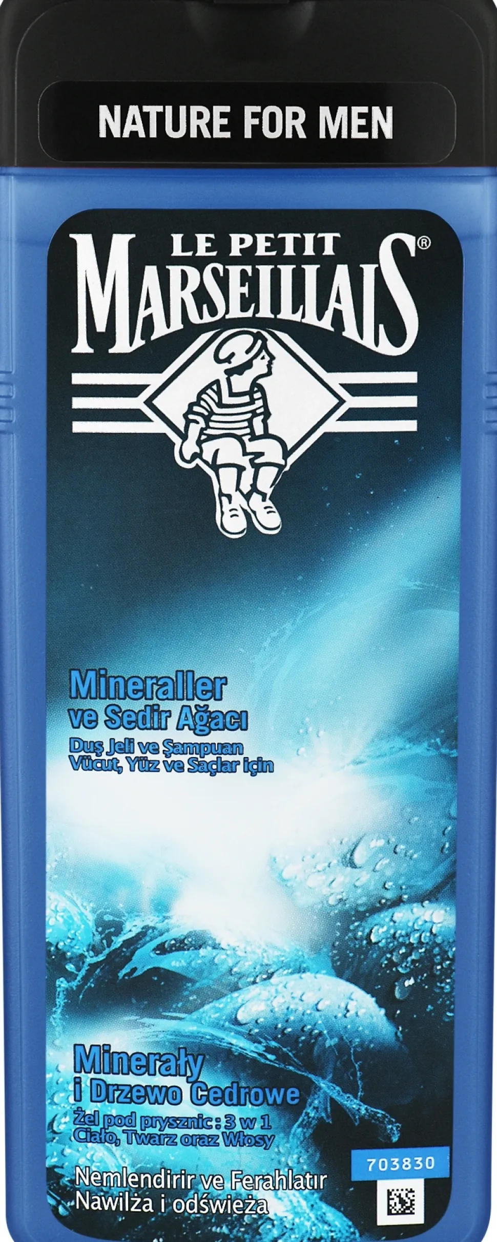 Feuchtigkeitsspendendes Haar- und Duschgel mit Zeder und Mineralien