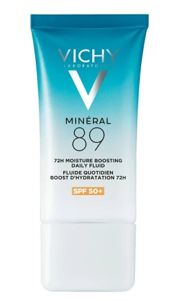 Feuchtigkeitsspendendes Sonnenschutzfluid für die Gesichtshaut SPF 50+