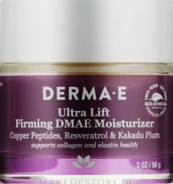 Feuchtigkeitsspendendes Ultra-Lifting mit DMAE, Kupferpeptiden, Resveratrol und Kakadu-Pflaume für Hautfestigkeit