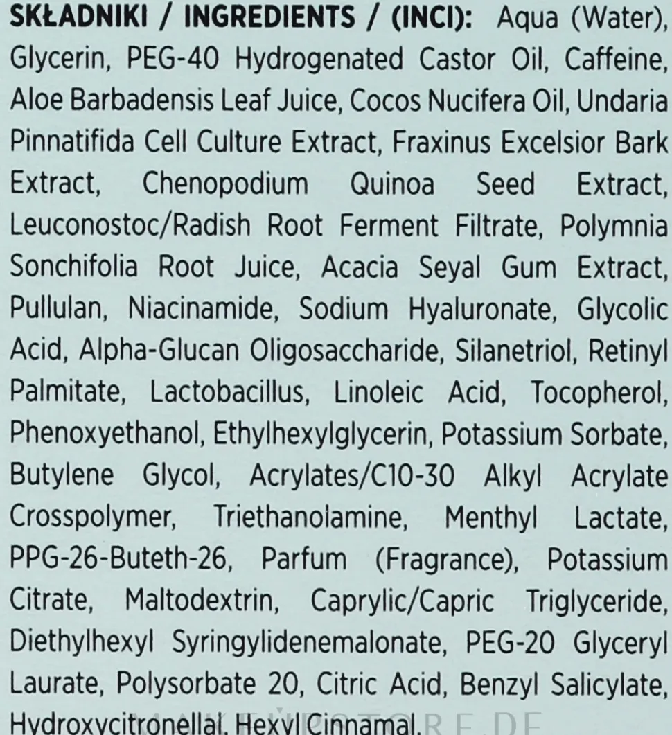 Feuchtigkeitsspendendes und straffendes Augenkonturgel mit Aloe und Kollagen (Roll-on)