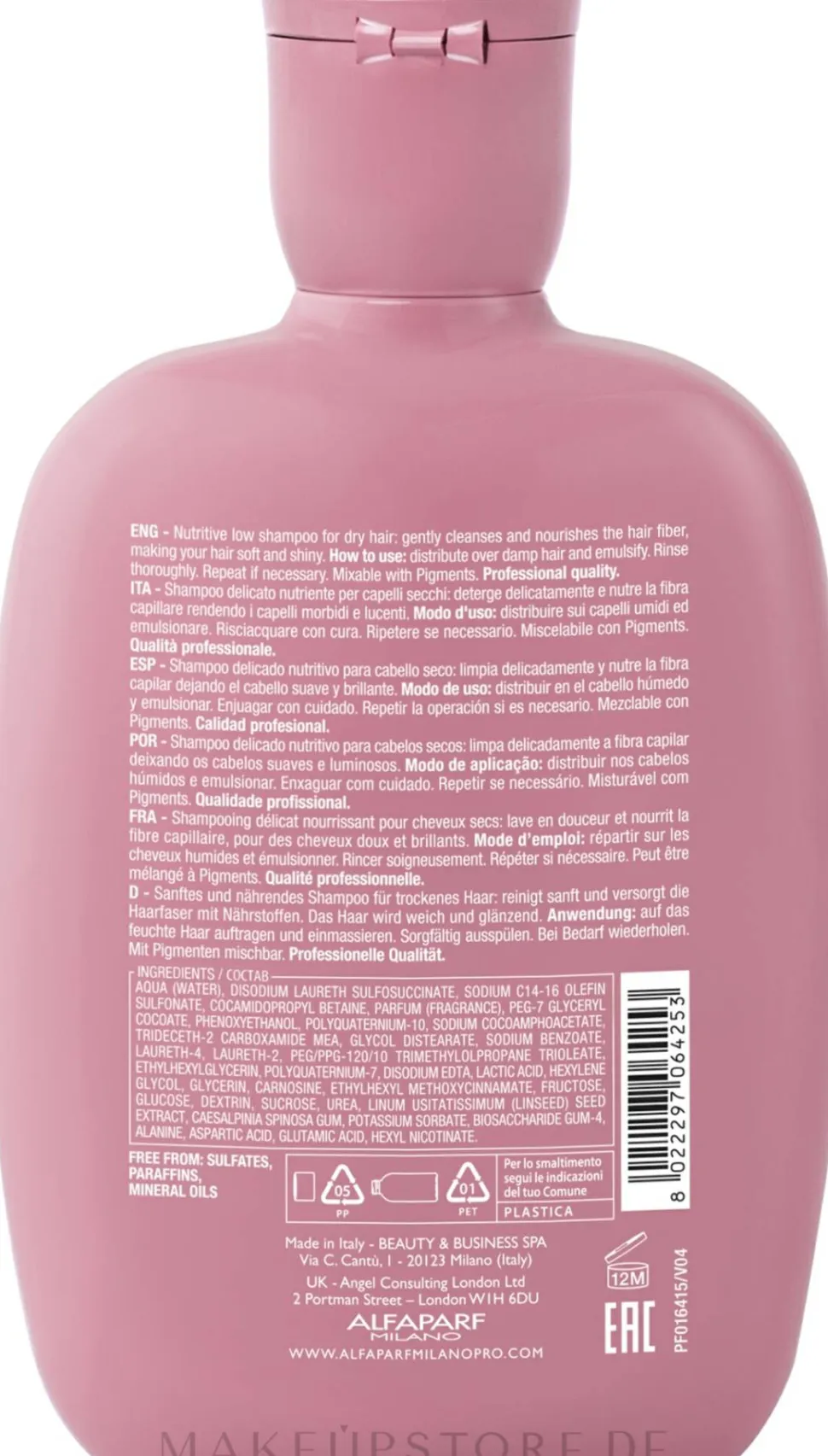 Feuchtigkeitsspendendes Shampoo für trockenes Haar