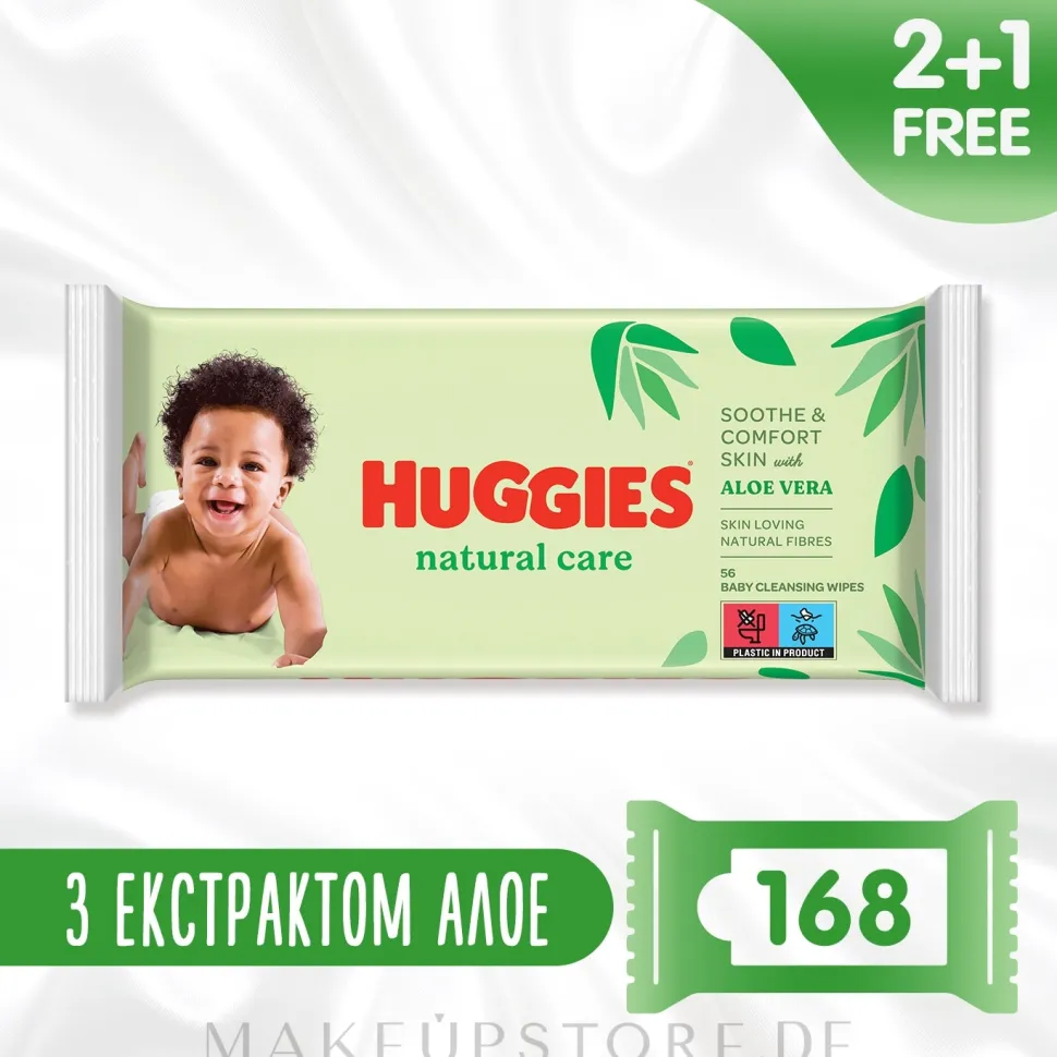Feuchttücher für Kinder Natural Care 3x56 St.