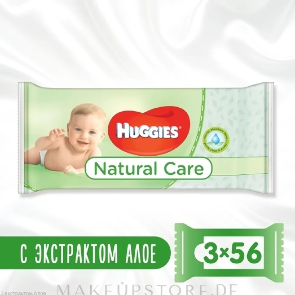 Feuchttücher für Kinder Natural Care 3x56 St.