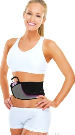 Fitnessgürtel für die Bauchmuskulatur violett